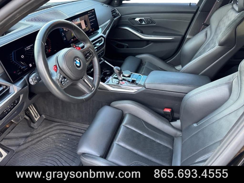 used 2024 BMW M3 car, priced at $85,996