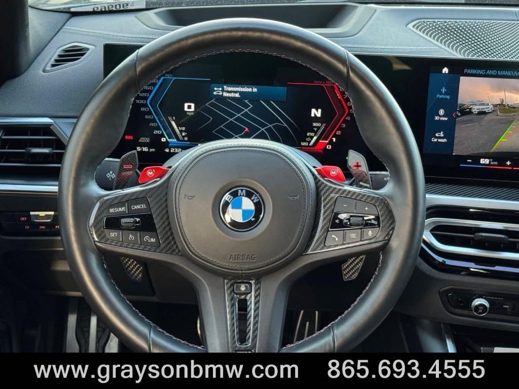used 2024 BMW M3 car, priced at $85,996