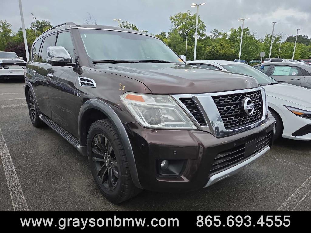 used 2017 Nissan Armada car, priced at $18,863