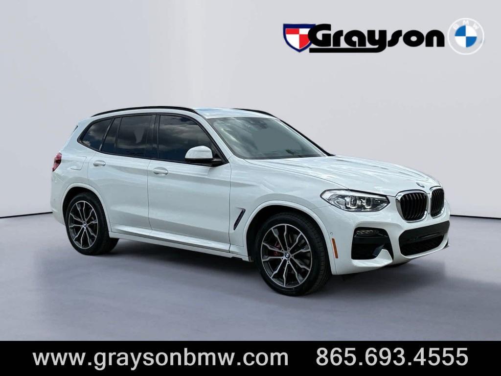 used 2021 BMW X3 car, priced at $27,995