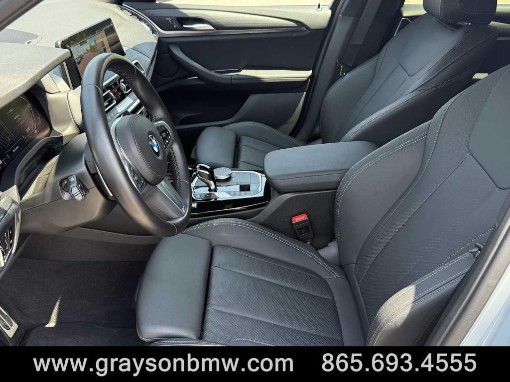 used 2024 BMW X3 car, priced at $42,179