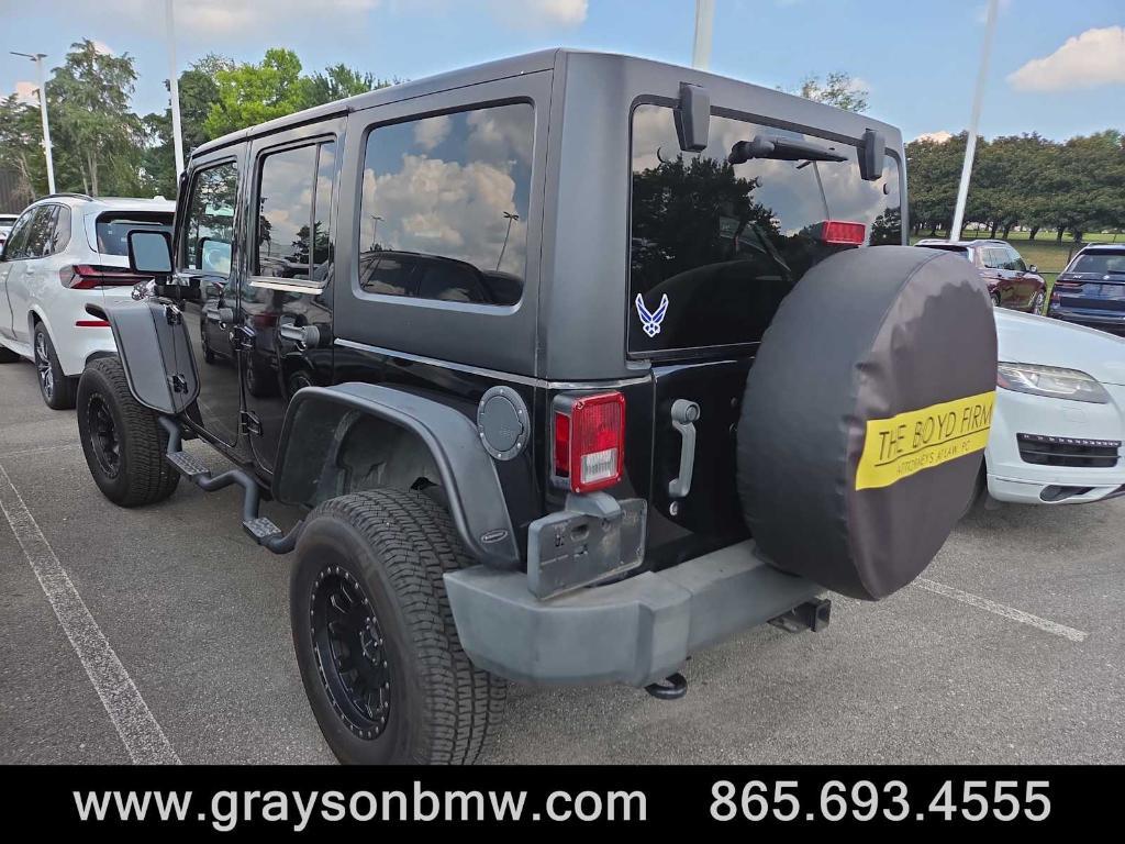 used 2011 Jeep Wrangler Unlimited car, priced at $15,378