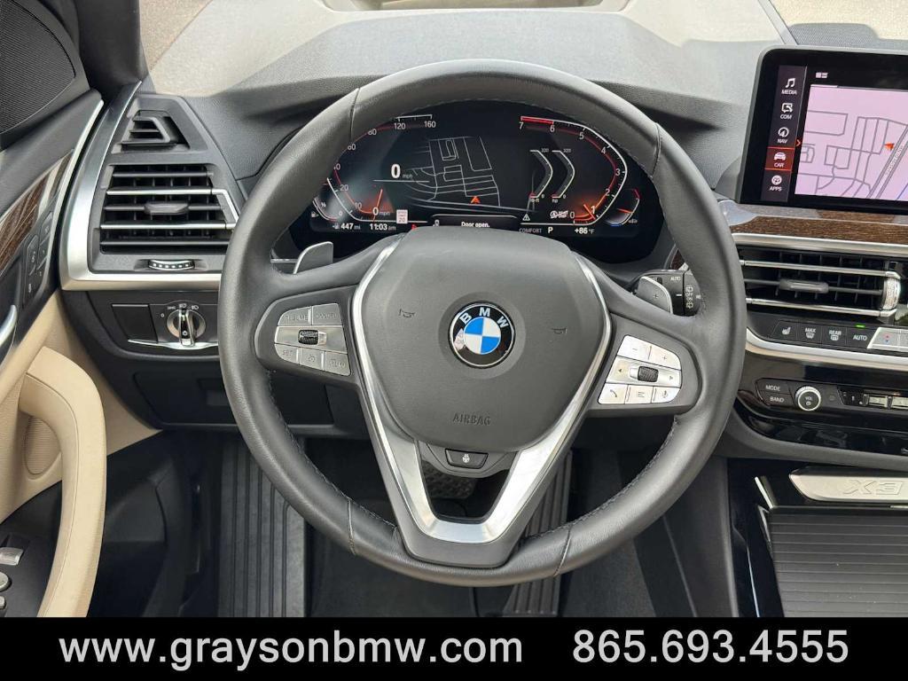 used 2024 BMW X3 car, priced at $44,995