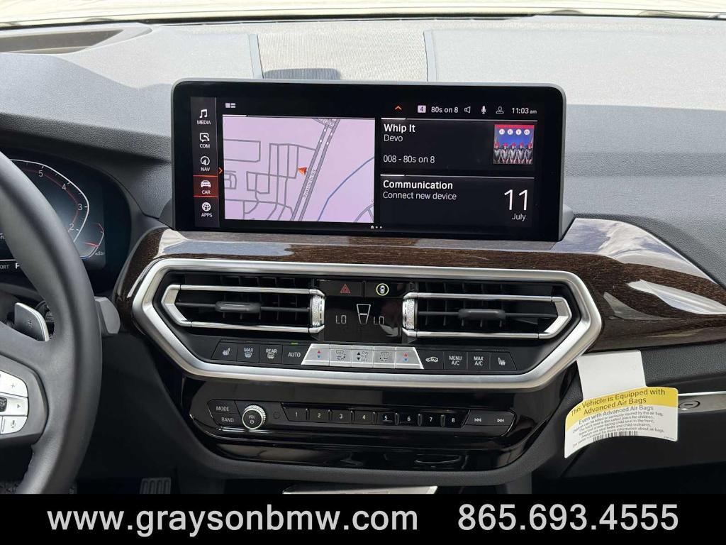 used 2024 BMW X3 car, priced at $44,995