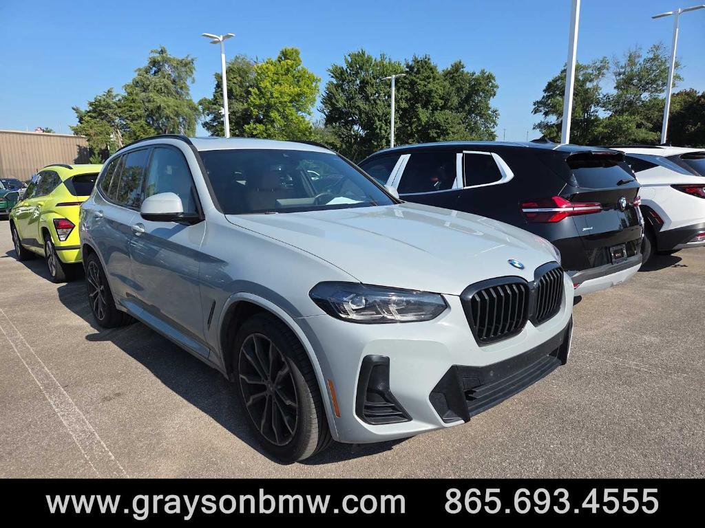 used 2022 BMW X3 car, priced at $32,995