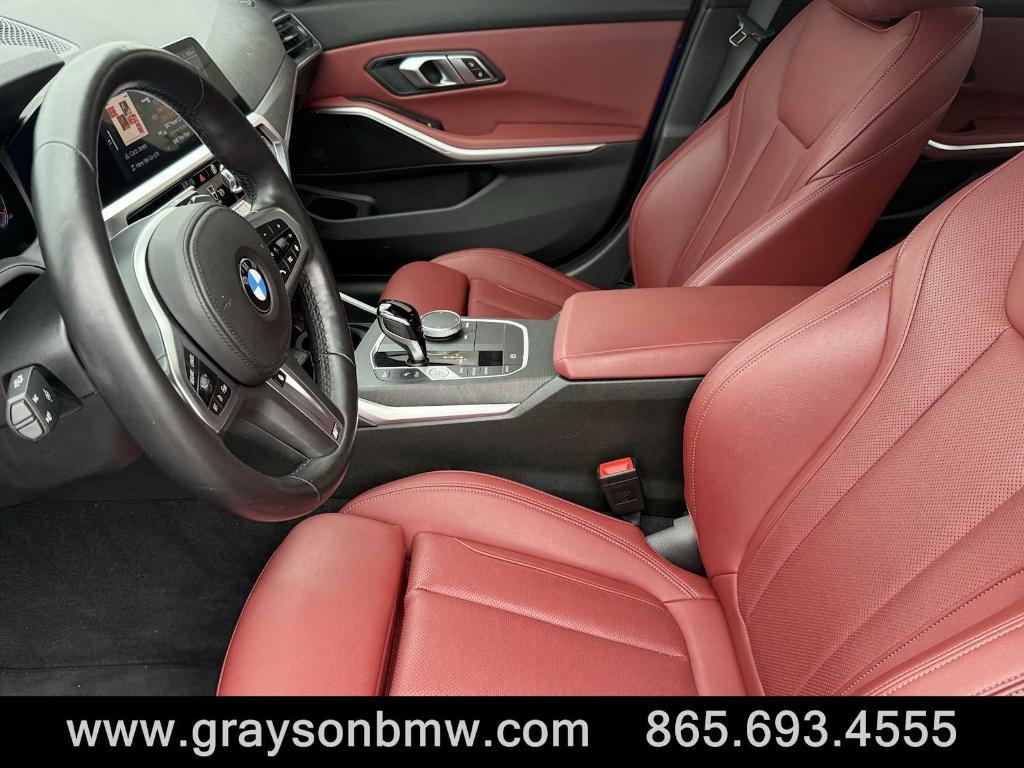 used 2022 BMW 330 car, priced at $36,995