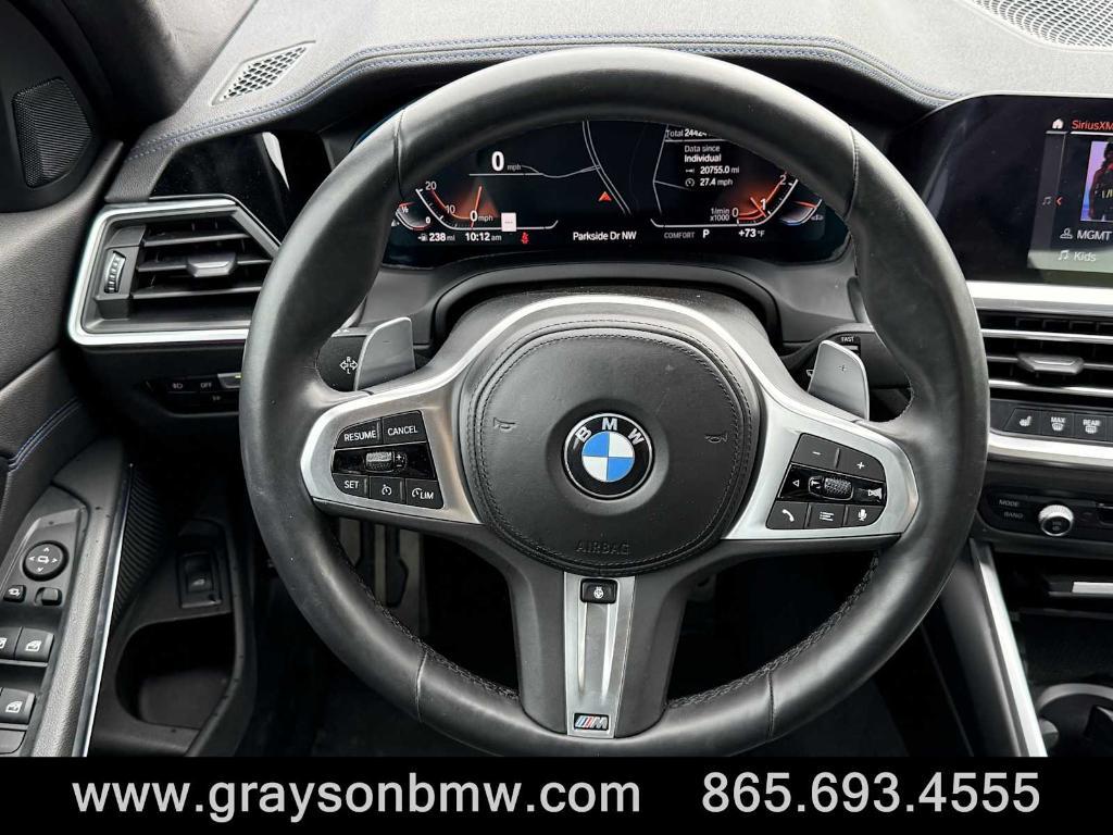 used 2021 BMW 330 car, priced at $34,995