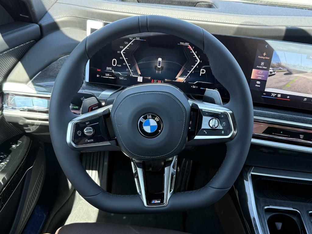 new 2025 BMW 740 car, priced at $102,225
