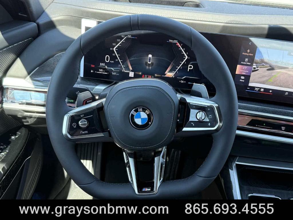 used 2025 BMW 740 car, priced at $87,676
