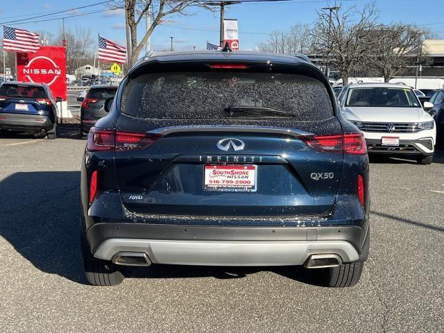 used 2022 INFINITI QX50 car, priced at $27,955