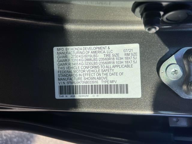 used 2022 Honda Odyssey car, priced at $26,765