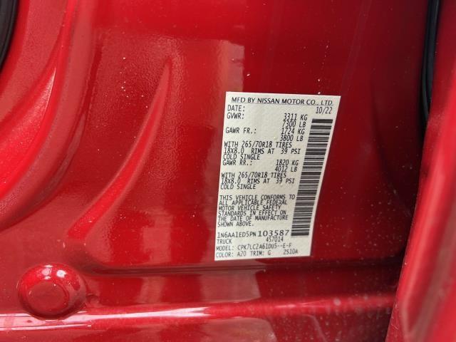 used 2023 Nissan Titan car, priced at $35,935