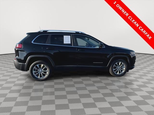 used 2021 Jeep Cherokee car, priced at $18,837