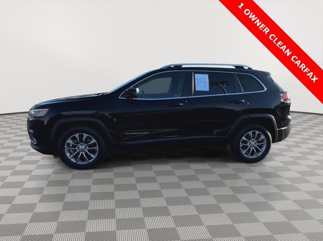 used 2021 Jeep Cherokee car, priced at $18,837