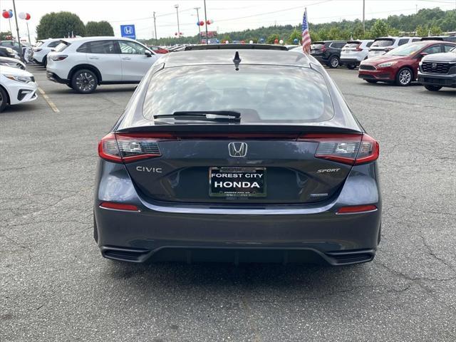 new 2025 Honda Civic Hybrid car, priced at $31,300