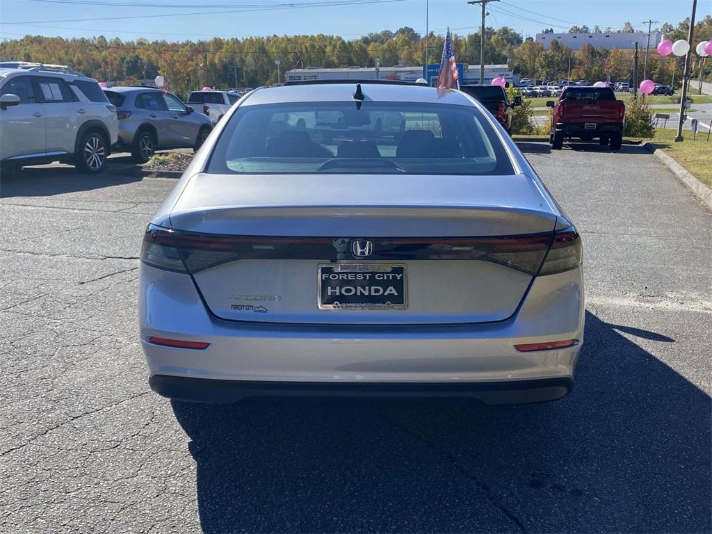 new 2025 Honda Accord car, priced at $31,755