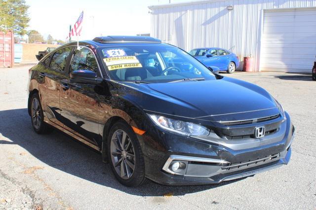 used 2021 Honda Civic car, priced at $25,525