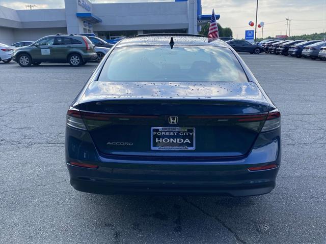 new 2025 Honda Accord car, priced at $31,710