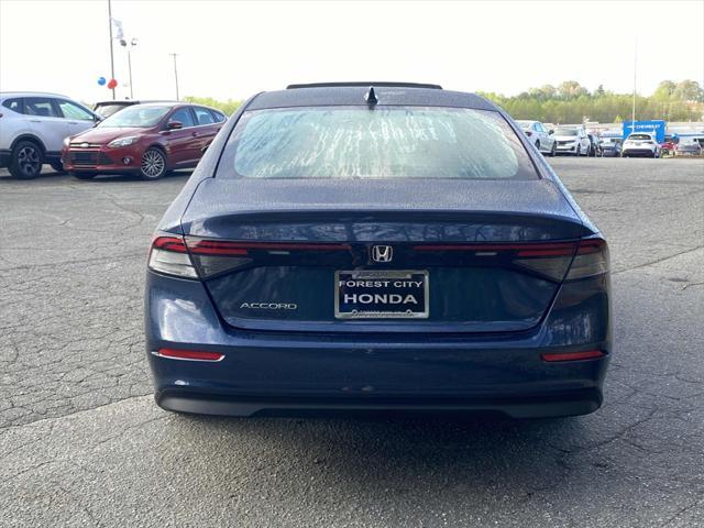 new 2025 Honda Accord car, priced at $31,710