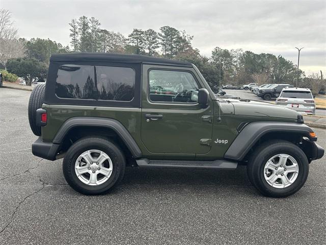 used 2021 Jeep Wrangler car, priced at $29,342