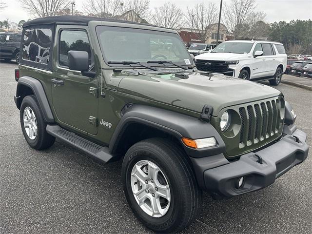 used 2021 Jeep Wrangler car, priced at $29,342