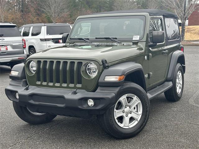 used 2021 Jeep Wrangler car, priced at $29,342