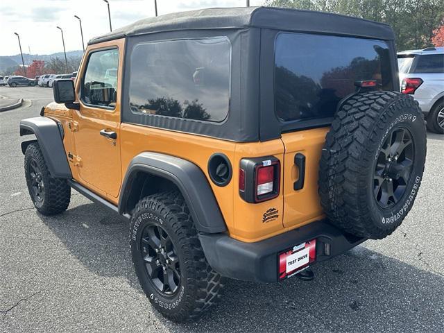 used 2021 Jeep Wrangler car, priced at $30,552