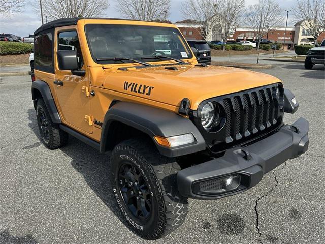 used 2021 Jeep Wrangler car, priced at $30,552