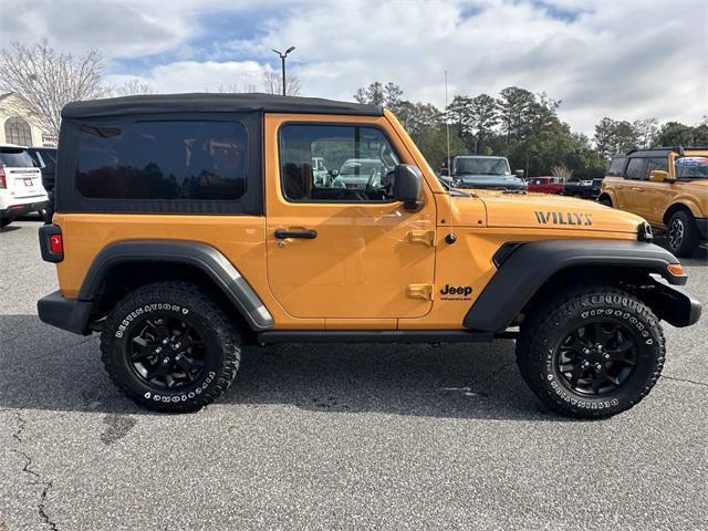 used 2021 Jeep Wrangler car, priced at $30,552