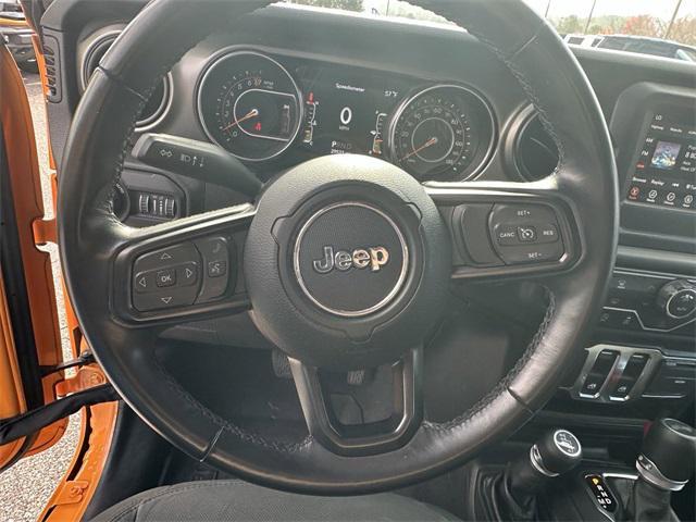 used 2021 Jeep Wrangler car, priced at $30,552