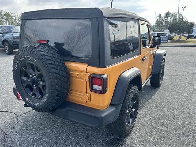 used 2021 Jeep Wrangler car, priced at $30,552