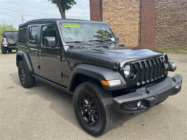 used 2021 Jeep Wrangler Unlimited car, priced at $29,999
