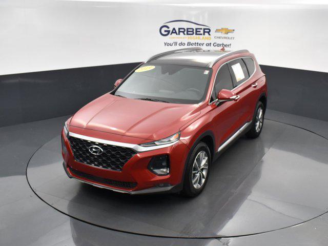 used 2019 Hyundai Santa Fe car, priced at $17,500