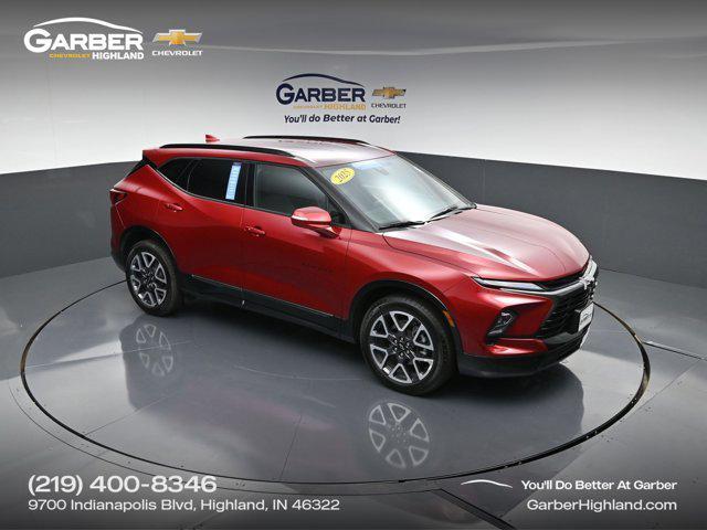 used 2025 Chevrolet Blazer car, priced at $37,297