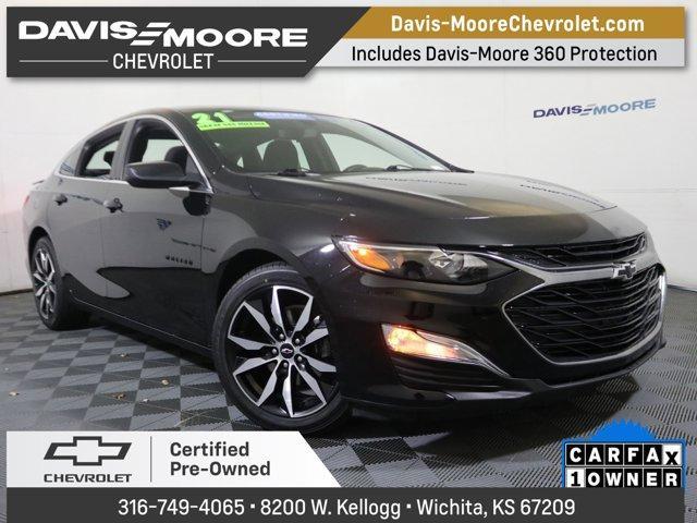 used 2021 Chevrolet Malibu car, priced at $18,993