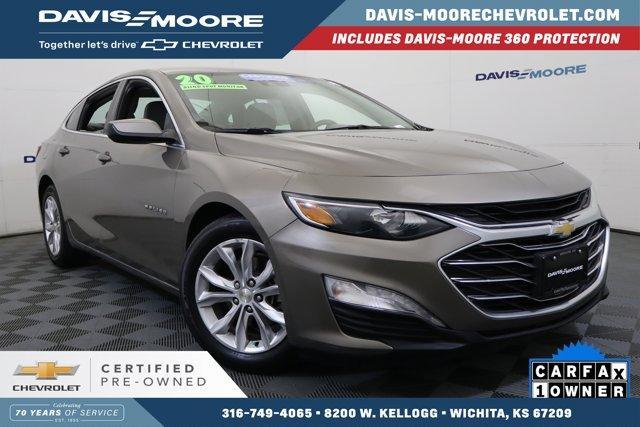 used 2020 Chevrolet Malibu car, priced at $18,452
