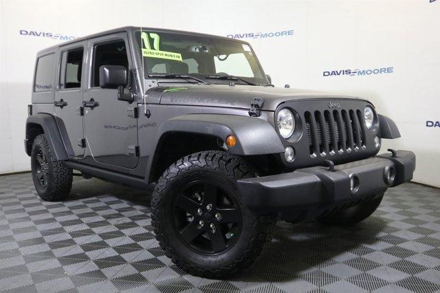 used 2017 Jeep Wrangler Unlimited car, priced at $24,753