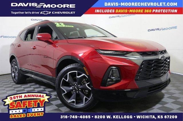 used 2022 Chevrolet Blazer car, priced at $32,460