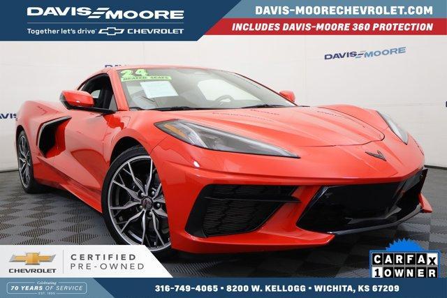 used 2024 Chevrolet Corvette car, priced at $72,995