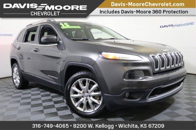 used 2015 Jeep Cherokee car, priced at $15,604