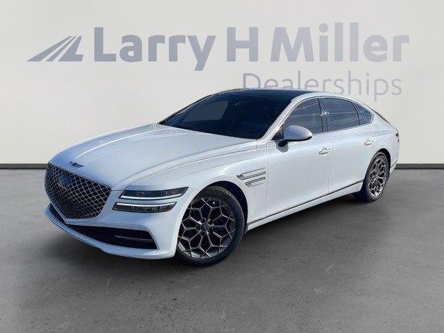 used 2021 Genesis G80 car, priced at $34,900