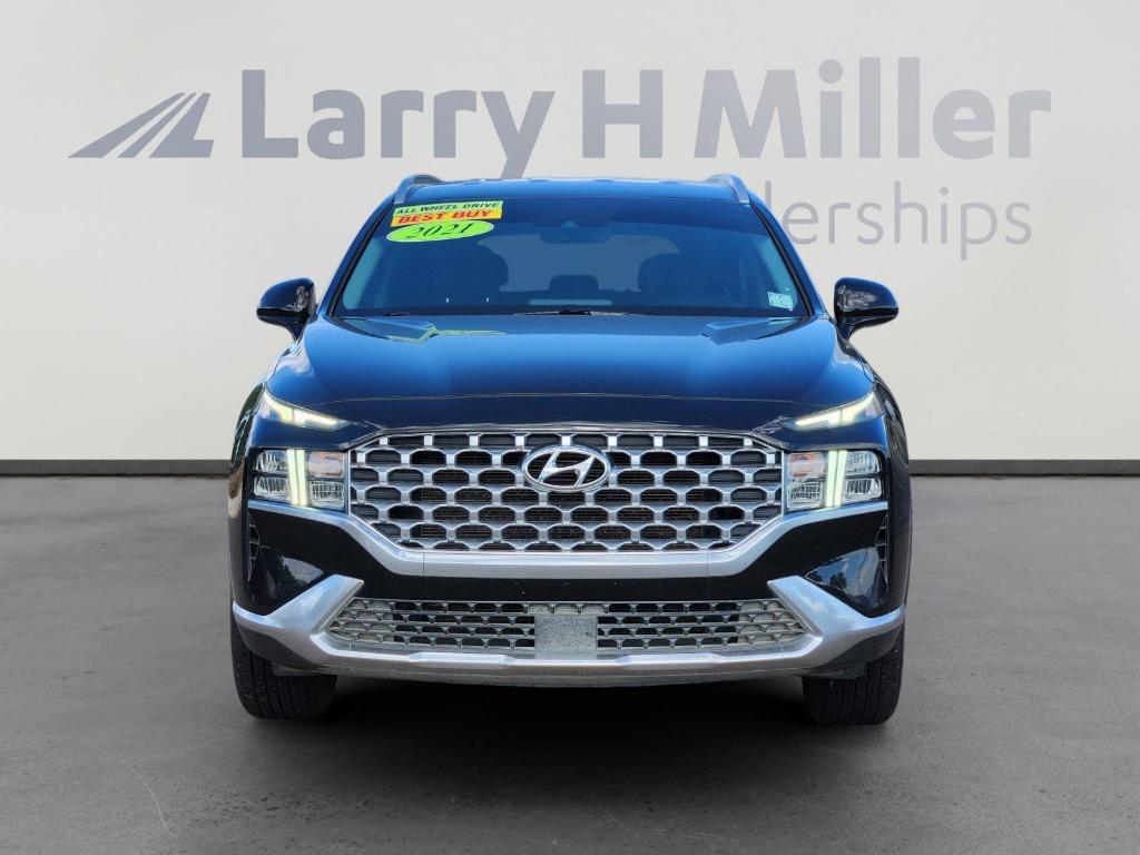 used 2021 Hyundai Santa Fe car, priced at $18,700