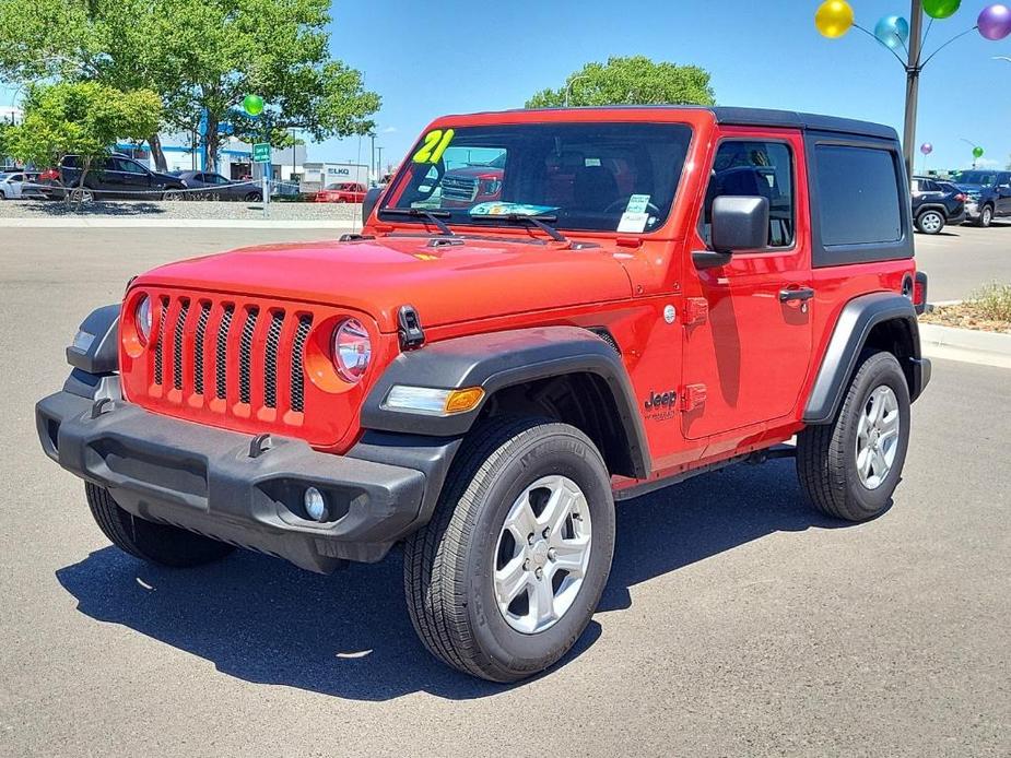 used 2021 Jeep Wrangler car, priced at $28,982