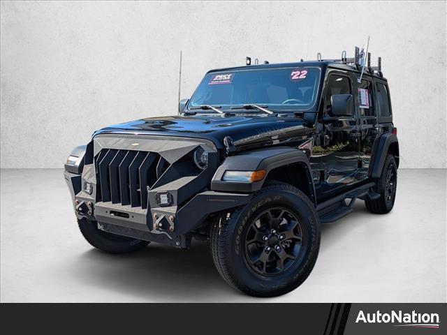 used 2022 Jeep Wrangler Unlimited car, priced at $28,991