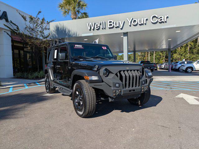used 2022 Jeep Wrangler Unlimited car, priced at $28,991