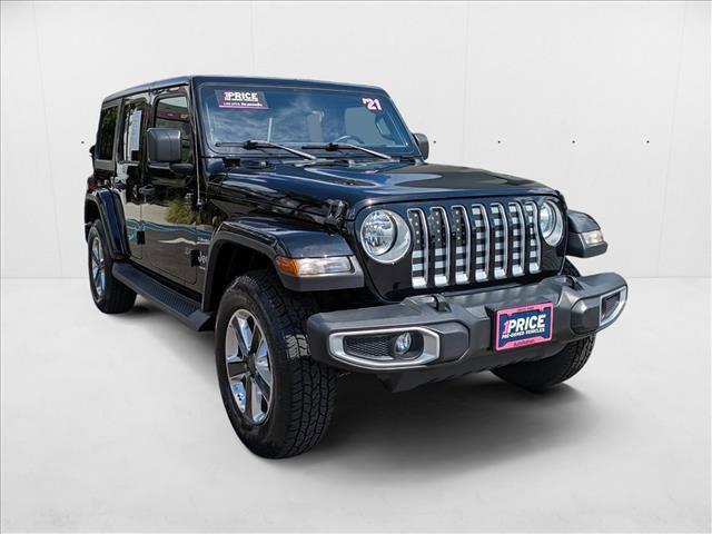 used 2021 Jeep Wrangler Unlimited car, priced at $27,551