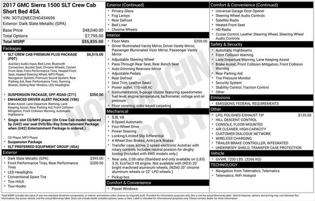 used 2017 GMC Sierra 1500 car, priced at $30,739