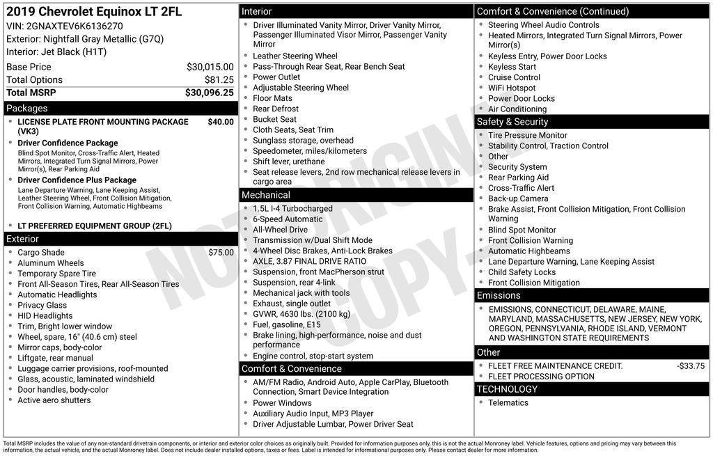 used 2019 Chevrolet Equinox car, priced at $14,900