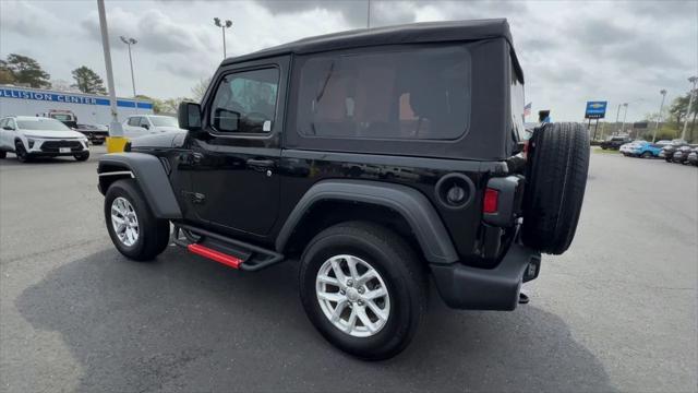 used 2023 Jeep Wrangler car, priced at $28,597
