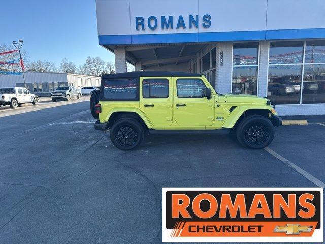 used 2022 Jeep Wrangler Unlimited 4xe car, priced at $33,819